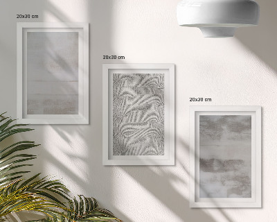 Stenska galerija slik Moderne teksturne strukture v minimalističnem slogu