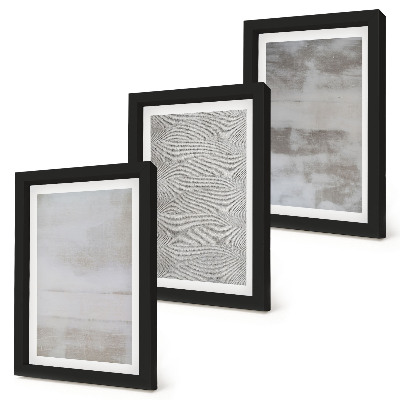 Stenska galerija slik Moderne teksturne strukture v minimalističnem slogu