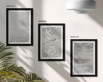 Stenska galerija slik Moderne teksturne strukture v minimalističnem slogu