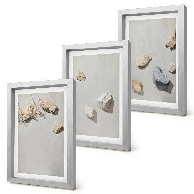 Stenska galerija slik Minimalistične dekoracije z boho kamni na plaži