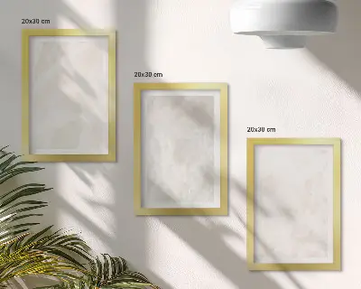Stenska galerija slik z elegantno teksturo marmorja
