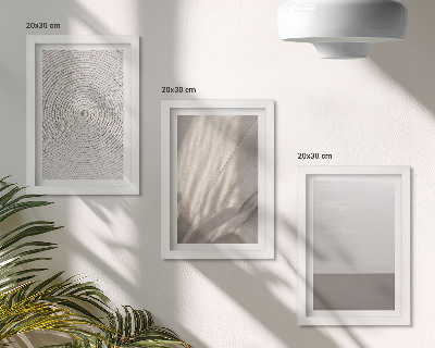 Komplet slik v okvirju Nežne naravne teksture v boho slogu