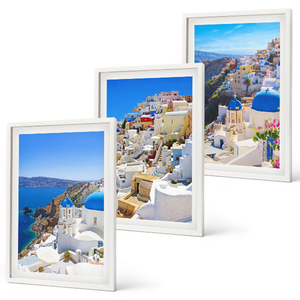Triptih v okvirju Krajinska arhitektura Oia Santorini
