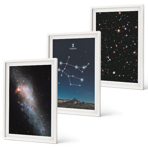 Večdelna slika v okvirju Zodiakalna galaksija Dvojčki