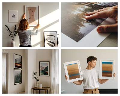 Set 3 slik v okvirju Cvetlični portreti s šopki