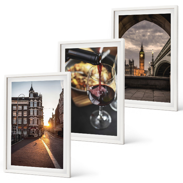 Triptih v okvirju Slike mestne hrane London
