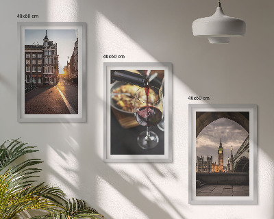 Triptih v okvirju Slike mestne hrane London
