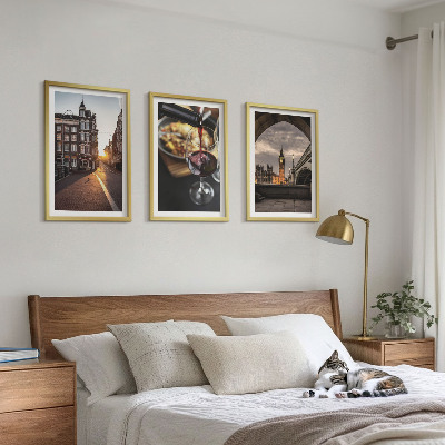 Triptih v okvirju Slike mestne hrane London