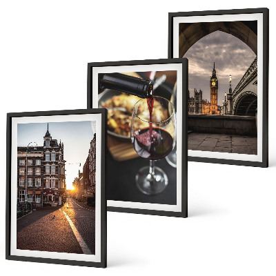 Triptih v okvirju Slike mestne hrane London