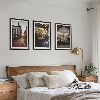 Triptih v okvirju Slike mestne hrane London