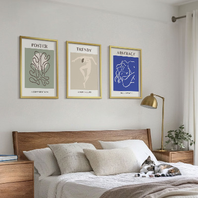 Večdelna slika v okvirju Pastelne grafike Henrija Matisseja