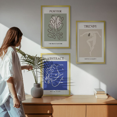 Večdelna slika v okvirju Pastelne grafike Henrija Matisseja