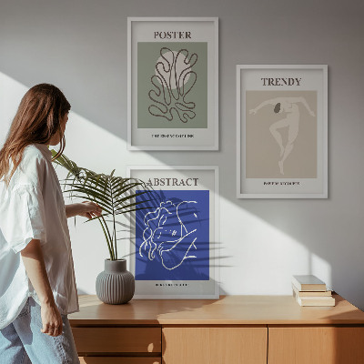 Večdelna slika v okvirju Pastelne grafike Henrija Matisseja