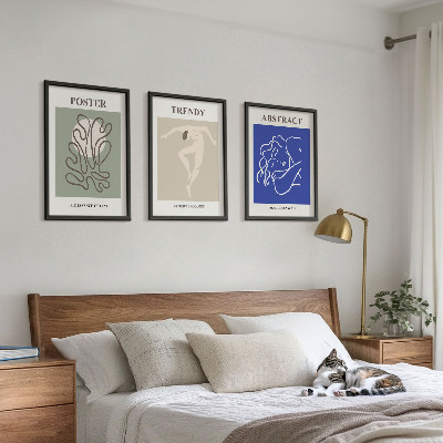 Večdelna slika v okvirju Pastelne grafike Henrija Matisseja