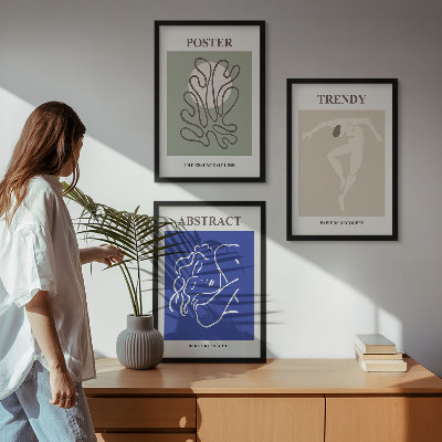 Večdelna slika v okvirju Pastelne grafike Henrija Matisseja