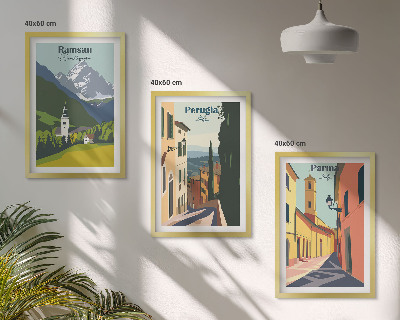 Večdelna slika v okvirju Gorske pokrajine in Italija