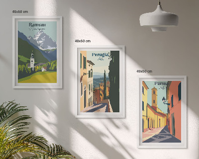 Večdelna slika v okvirju Gorske pokrajine in Italija
