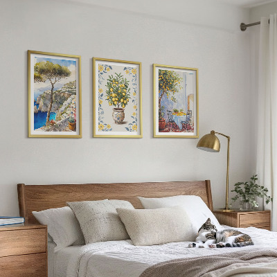 Set 3 slik v okvirju Slike morskega limoninega drevesa