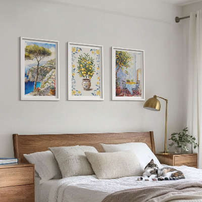 Set 3 slik v okvirju Slike morskega limoninega drevesa