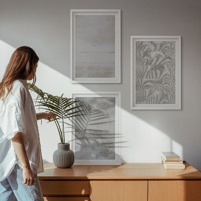 Triptih v okvirju Moderne minimalistične teksture