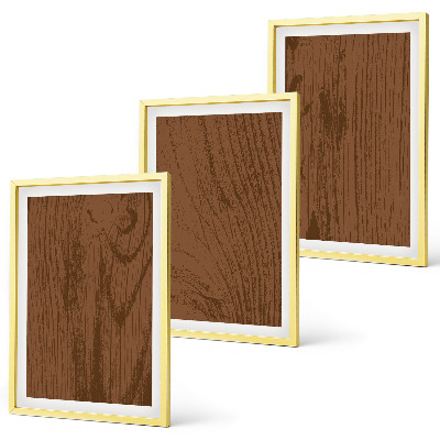 Večdelna slika v okvirju Minimalizem teksture lesa in lubja