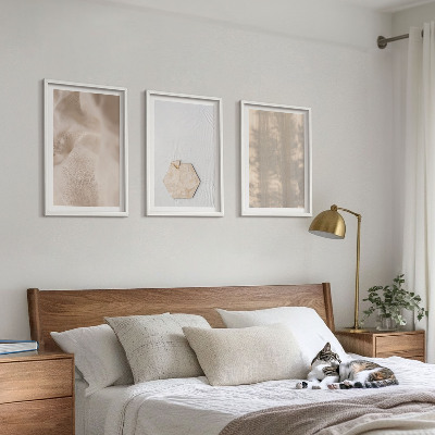 Večdelna slika v okvirju Subtilne teksture boho narava