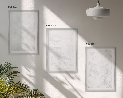 Set 3 slik v okvirju Minimalistično ozadje z belimi pikami