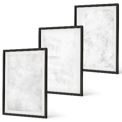 Set 3 slik v okvirju Minimalistično ozadje z belimi pikami