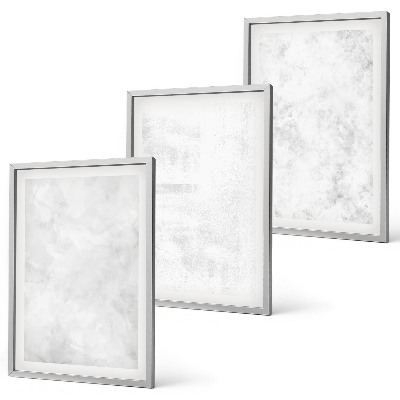 Set 3 slik v okvirju Minimalistično ozadje z belimi pikami
