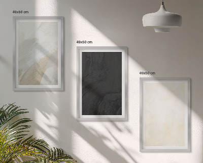 Set 3 slik v okvirju Strukture odtenkov minimalizma