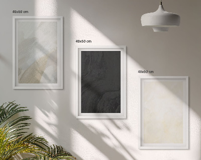 Set 3 slik v okvirju Strukture odtenkov minimalizma