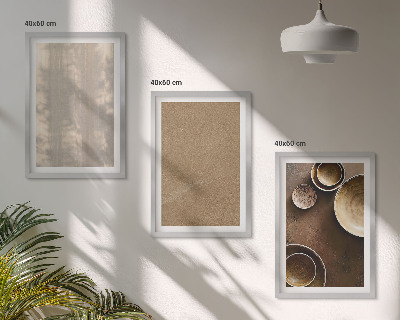 Set 3 slik v okvirju Minimalistične teksturne strukture