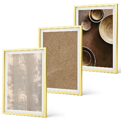 Set 3 slik v okvirju Minimalistične teksturne strukture