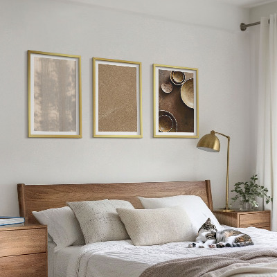 Set 3 slik v okvirju Minimalistične teksturne strukture