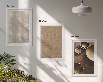 Set 3 slik v okvirju Minimalistične teksturne strukture