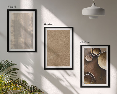 Set 3 slik v okvirju Minimalistične teksturne strukture
