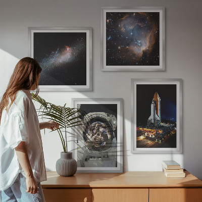 Komplet slik nad zofo Pristanek astronavtov na Luni