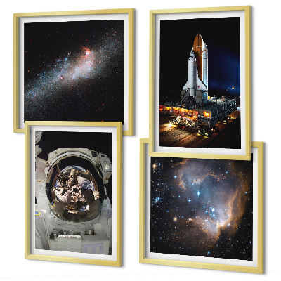 Komplet slik nad zofo Pristanek astronavtov na Luni