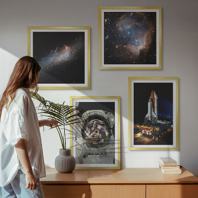 Komplet slik nad zofo Pristanek astronavtov na Luni
