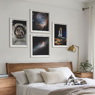 Komplet slik nad zofo Pristanek astronavtov na Luni