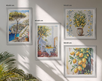 Pripravljena stenska galerija Limonovci ob morju