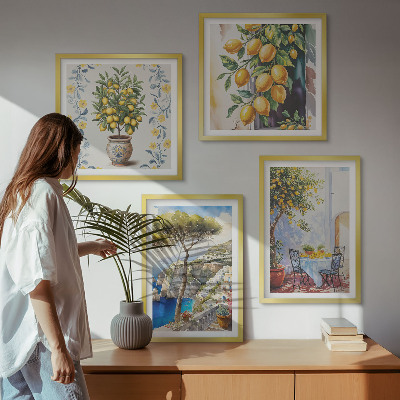 Pripravljena stenska galerija Limonovci ob morju