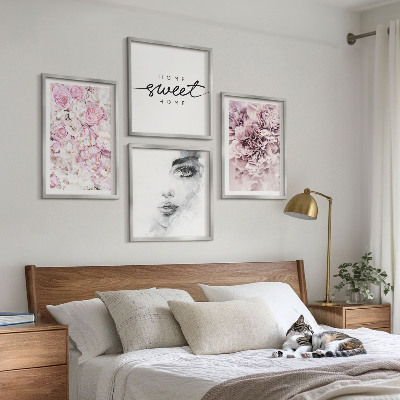 Pripravljena stenska galerija Portret ženske doma s potonikami