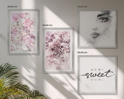 Pripravljena stenska galerija Portret ženske doma s potonikami