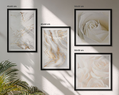 Pripravljena stenska galerija Elegantni marmorni vzorci