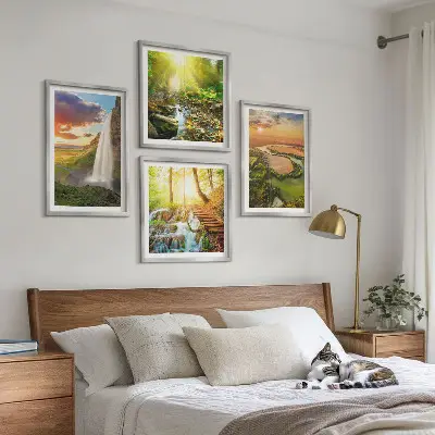 Pripravljena stenska galerija slika Slap Oranžne gore