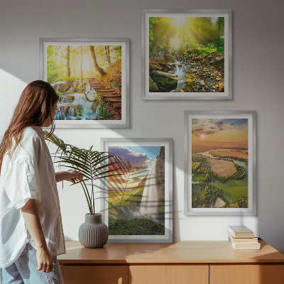 Pripravljena stenska galerija Slap Oranžne gore