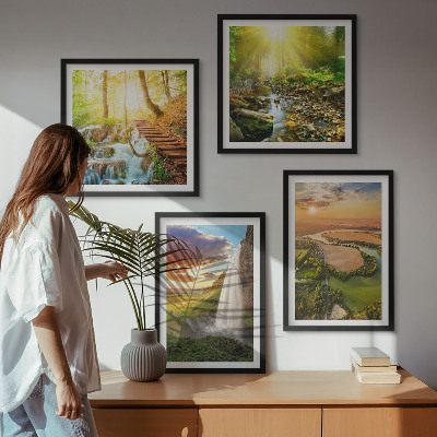 Pripravljena stenska galerija Slap Oranžne gore