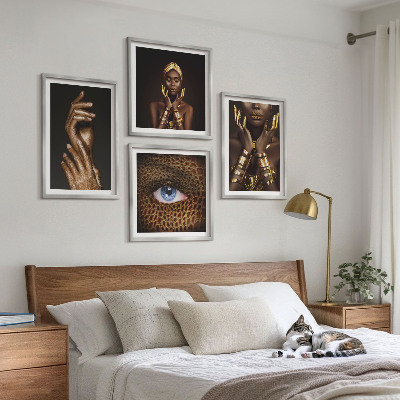 Pripravljena stenska galerija Umetniški portreti žensk
