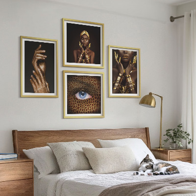 Pripravljena stenska galerija Umetniški portreti žensk